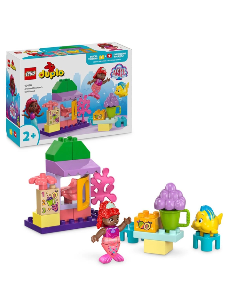 Lego - LEGO DUPLO DISNEY ARIEL E FLOUNDER'S CAFÉ 10420