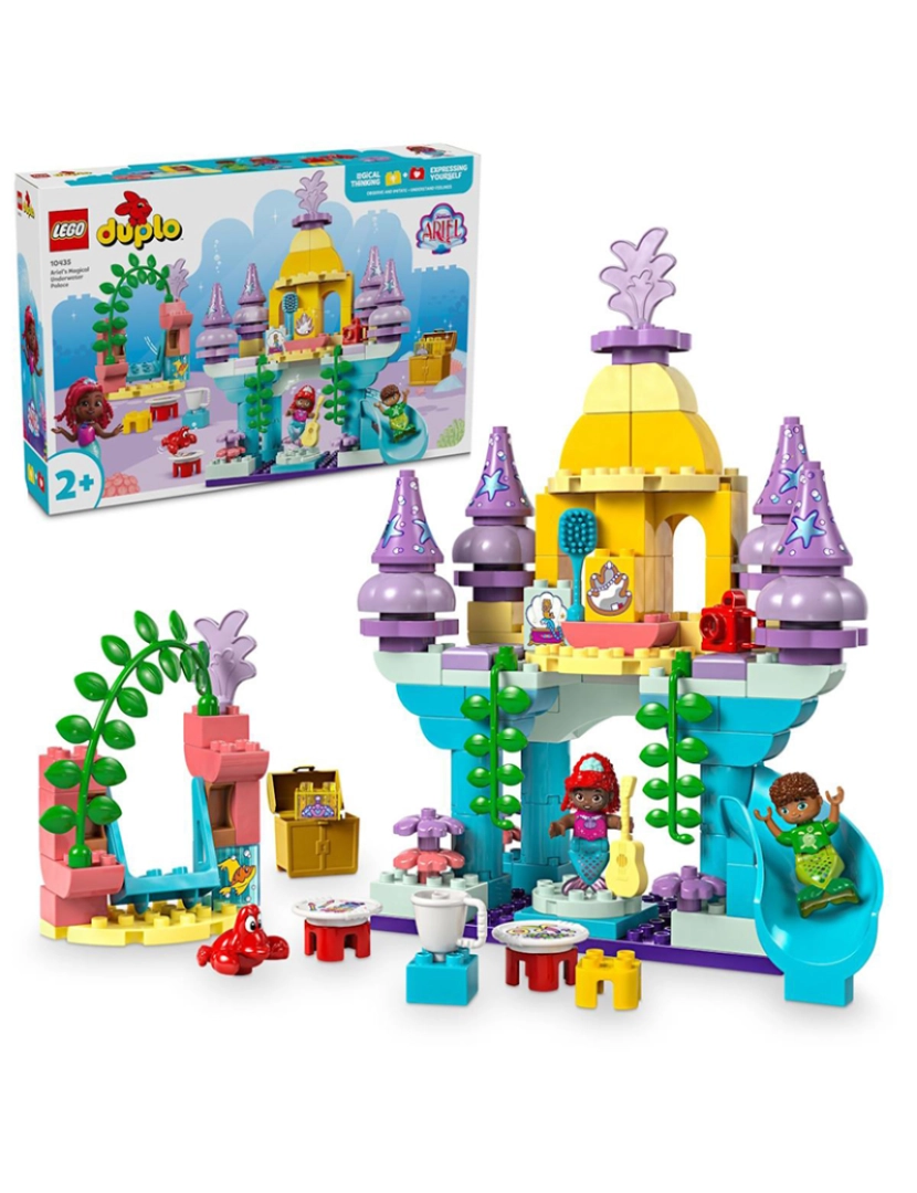 Lego - LEGO DUPLO DISNEY PALÁCIO MÁGICO SUB. ARIEL 10435