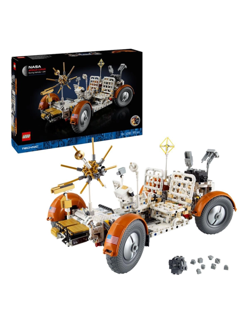 Lego - LEGO TECHNIC EXPLORAÇÃO LUNAR NASA APOLLO 42182