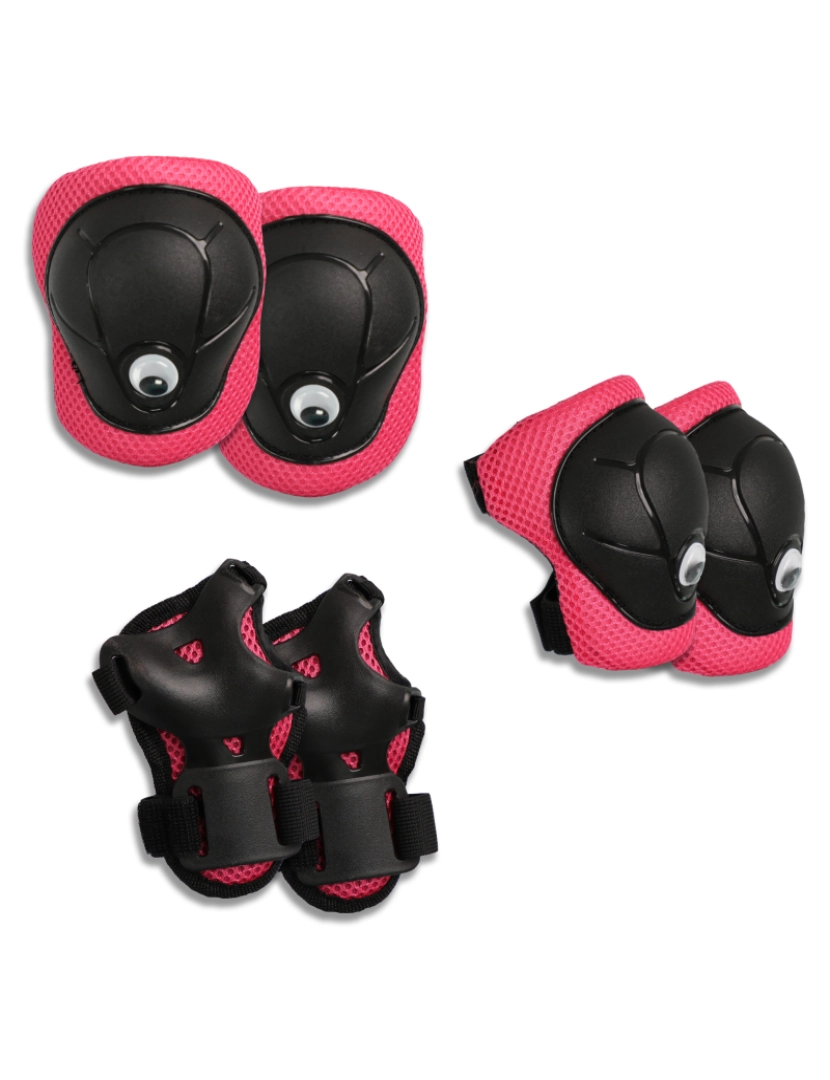 imagem de Crazy Safety Pónei Rosa Set | Capacete e proteção para crianças 2-7 anos3