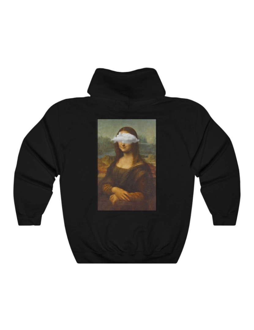 Rockinstone - Moletom com capuz Da Vinci - Gioconda CrewneckMoletom com capuz-S