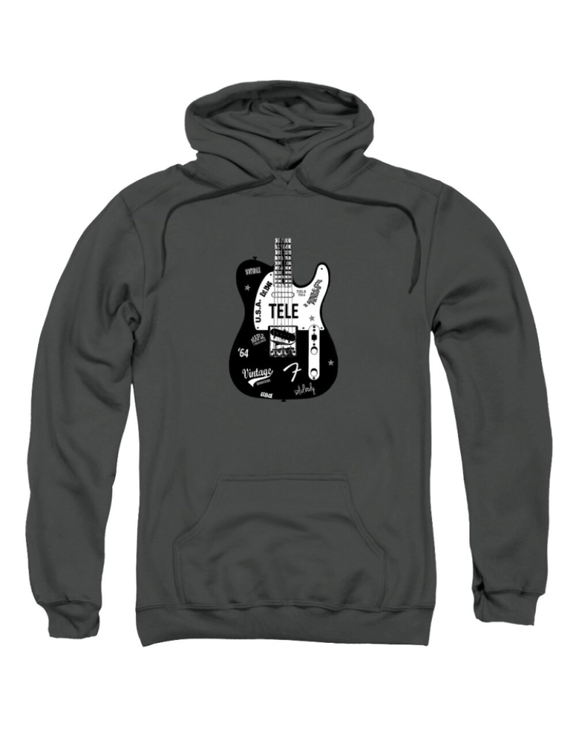 Rockinstone - Moletom Fender Telecaster 64 CrewneckHoodie-S