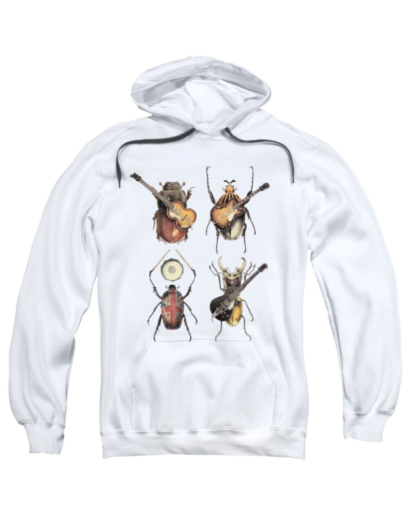 Rockinstone - Conheça os Beetles Moletom CrewneckHoodie-S