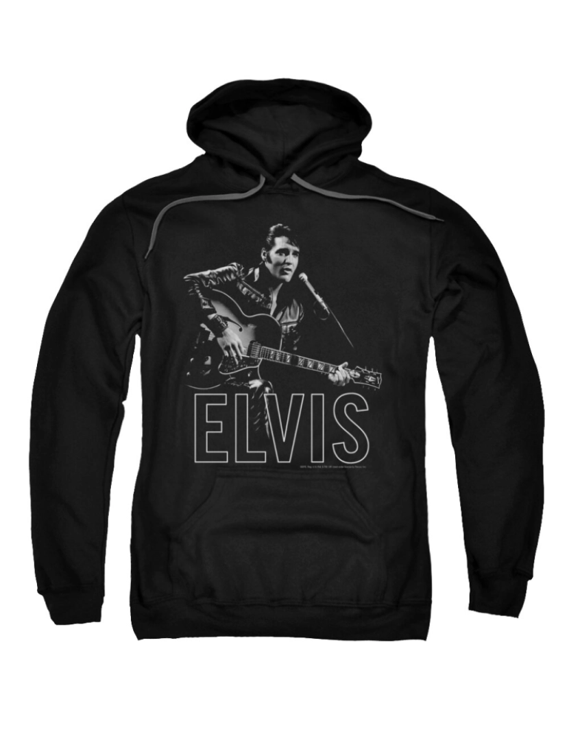 imagem de Elvis Guitar In Hand Moletom CrewneckHoodie-S1