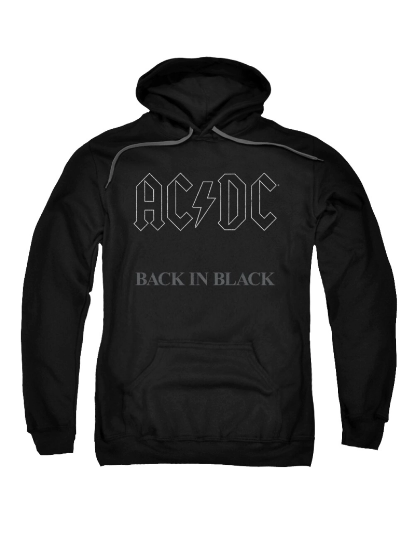 imagem de Acdc Back In Black Moletom CrewneckHoodie-S1