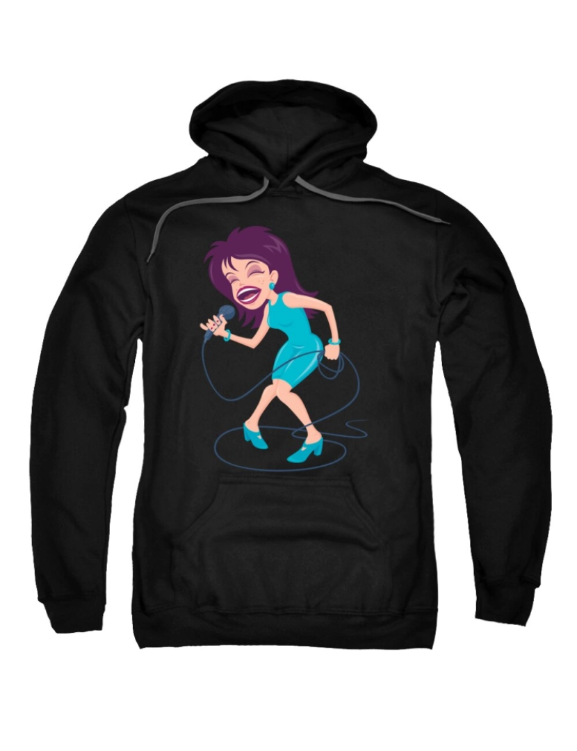 imagem de Moletom Cantando Diva Feminino Pop Star CrewneckHoodie-S1