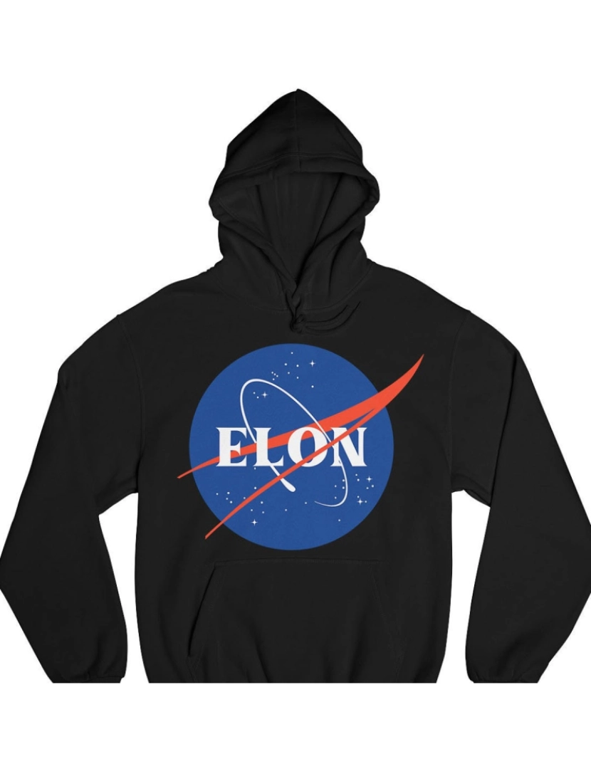 imagem de Moletom com capuz ELON MUSK, moletom com capuz NASA CrewneckHoodie-S1