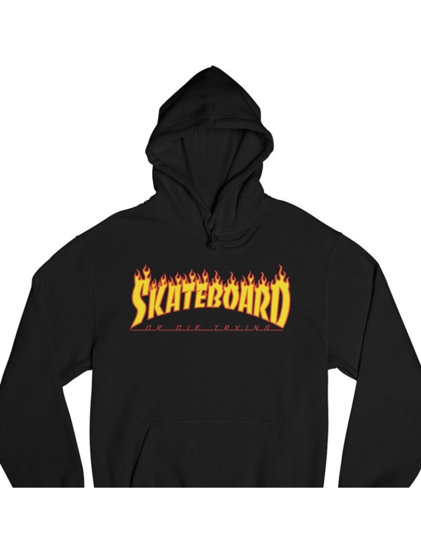 Rockinstone - SKATEBOARD Hoodie CrewneckMoletom com capuz-S