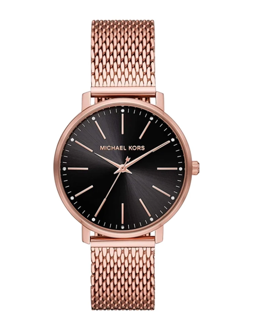 Michael Kors - Relógio Michael Kors Rose Gold e Preto