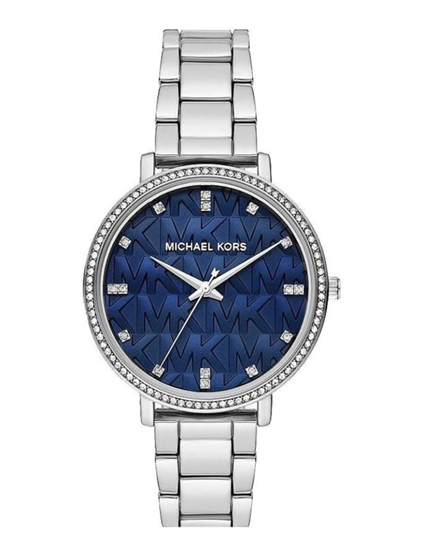 Michael Kors - Relógio Michael Kors Prateado e Azul