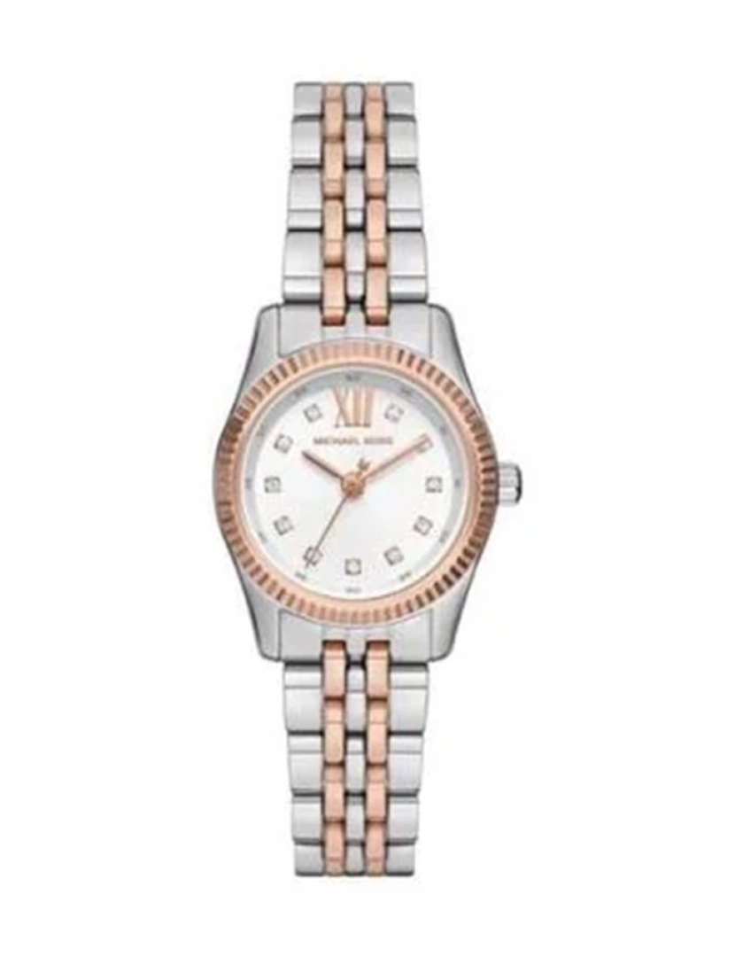 Michael Kors - Relógio Michael Kors Prateado e Rose Gold