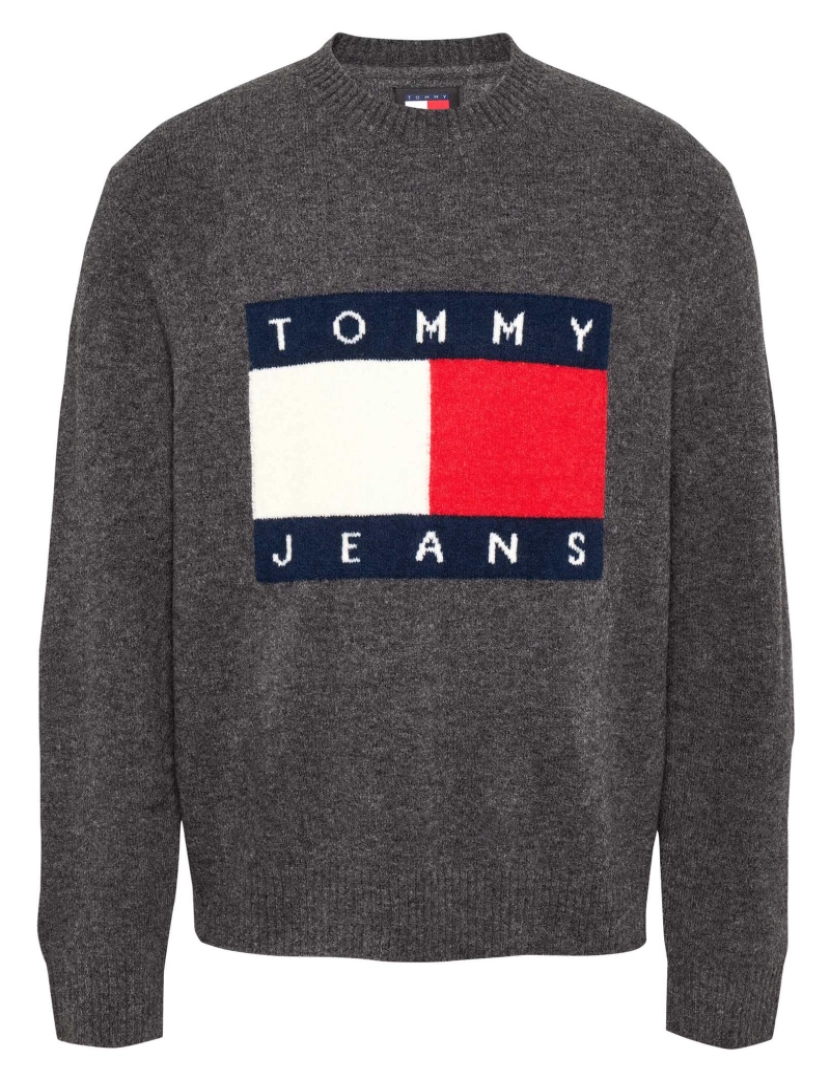 Tommy Jeans - Suéter Tommy Jeans Tjm Reg Melange Flag