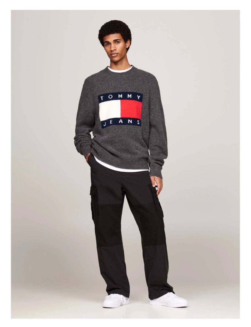 imagem de Suéter Tommy Jeans Tjm Reg Melange Flag5