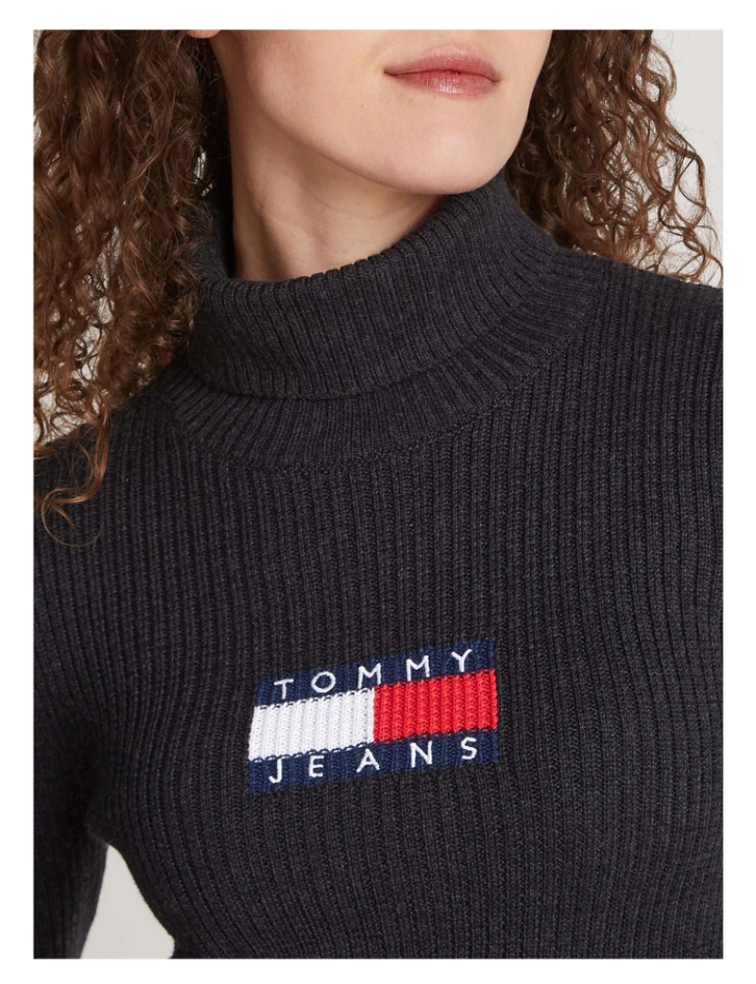 imagem de Tommy Jeans Sweater Tjw Melange Trtlnck5