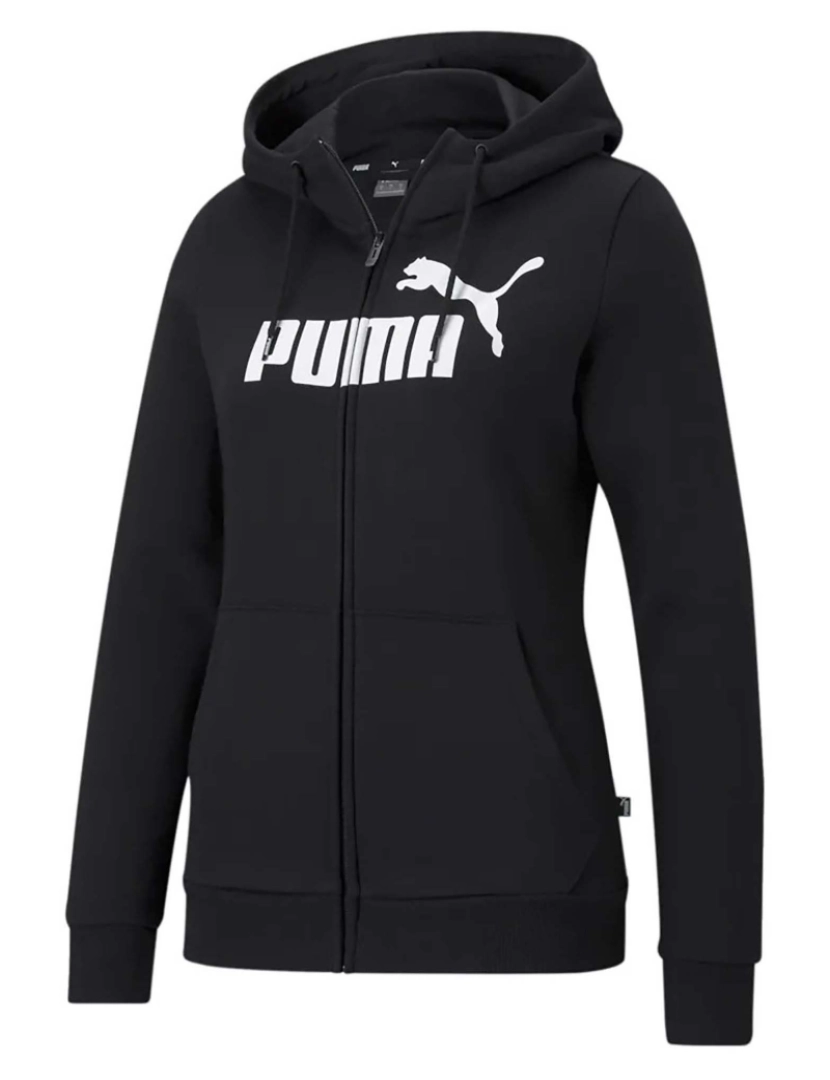 Puma - Puma Ess Logo Full-Zip Hoodie Fl 01