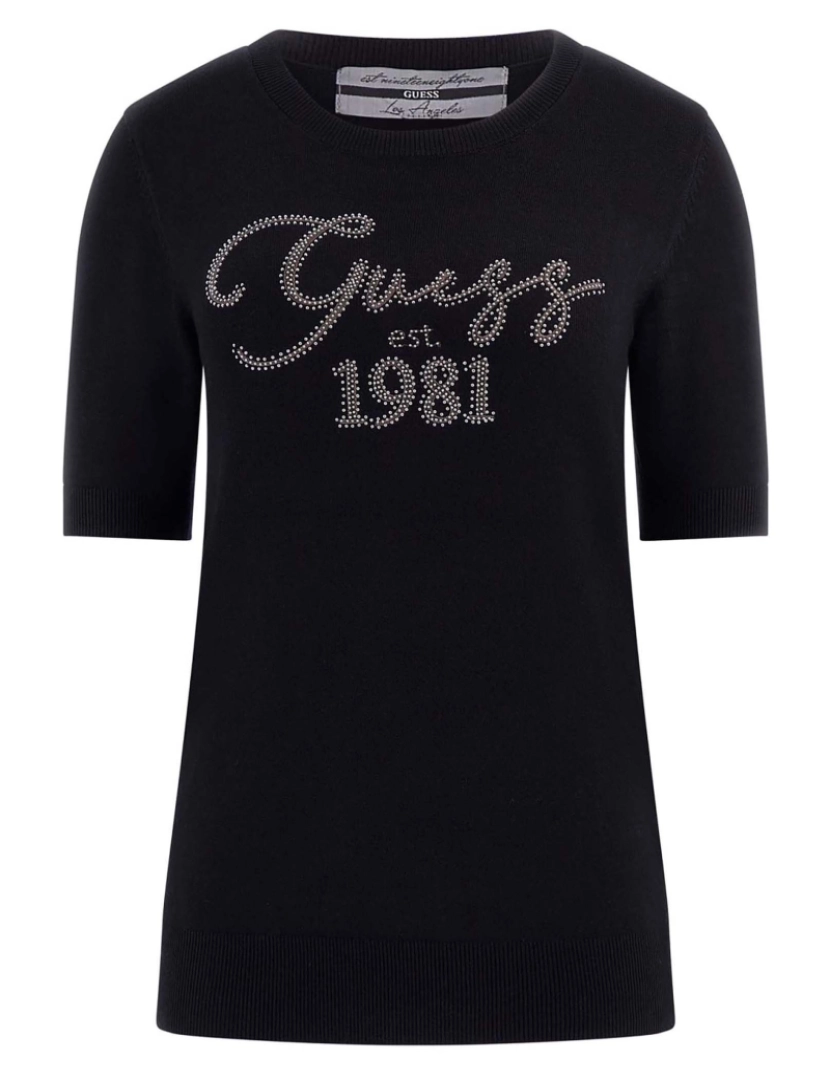 Guess - Camiseta Guess Paloma Logo Rn Ss Swtr