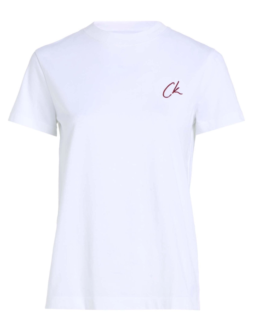 Ck Jeans - T-Shirt Ck Jeans Bordado Ck Regul