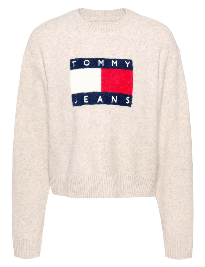 Tommy Jeans - Tommy Jeans Sweater Tjw Melange Flag Swe