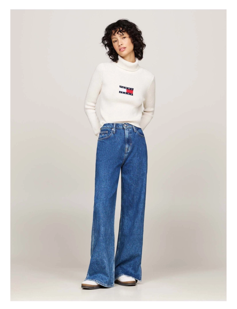 imagem de Tommy Jeans Sweater Tjw Melange Flag Swe3