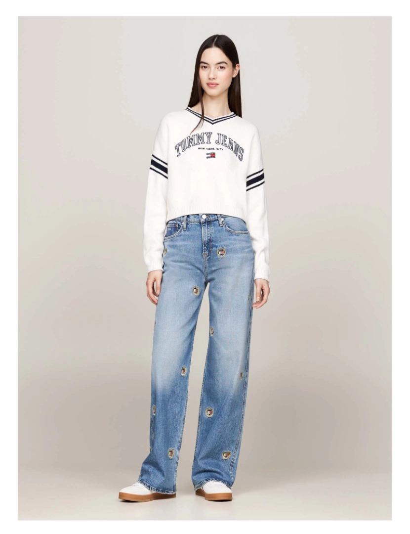 imagem de Suéter Tommy Jeans Tjw Vnck Crest3