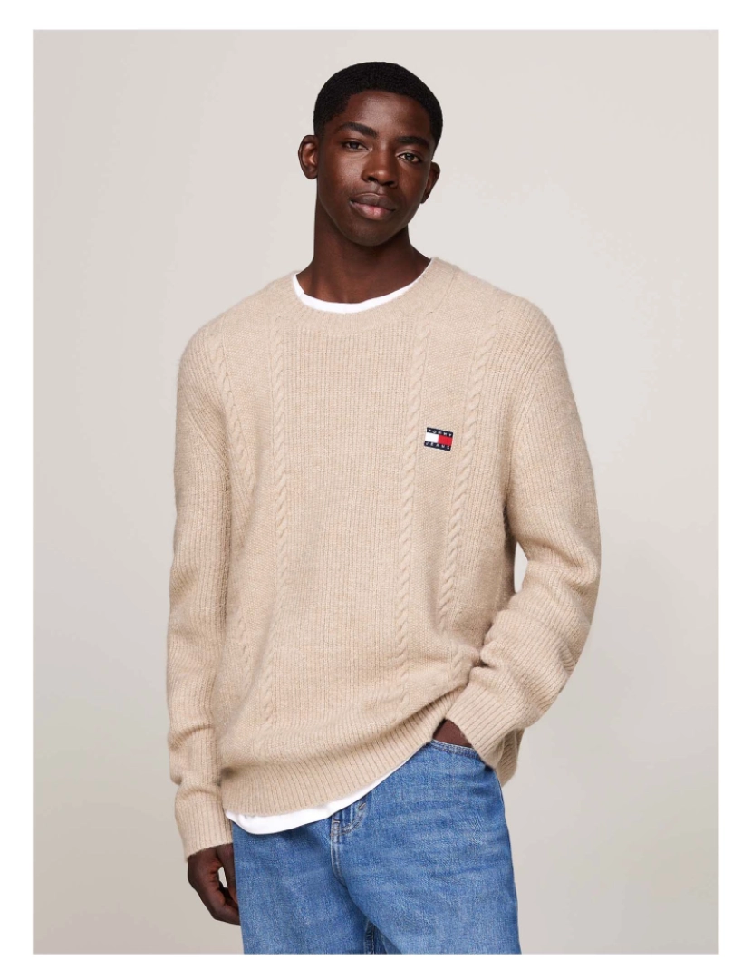 imagem de Suéter Tommy Jeans Tjm Slim Cable Knit2