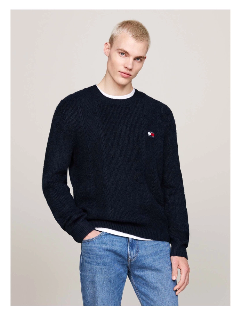 imagem de Suéter Tommy Jeans Tjm Slim Cable Knit2