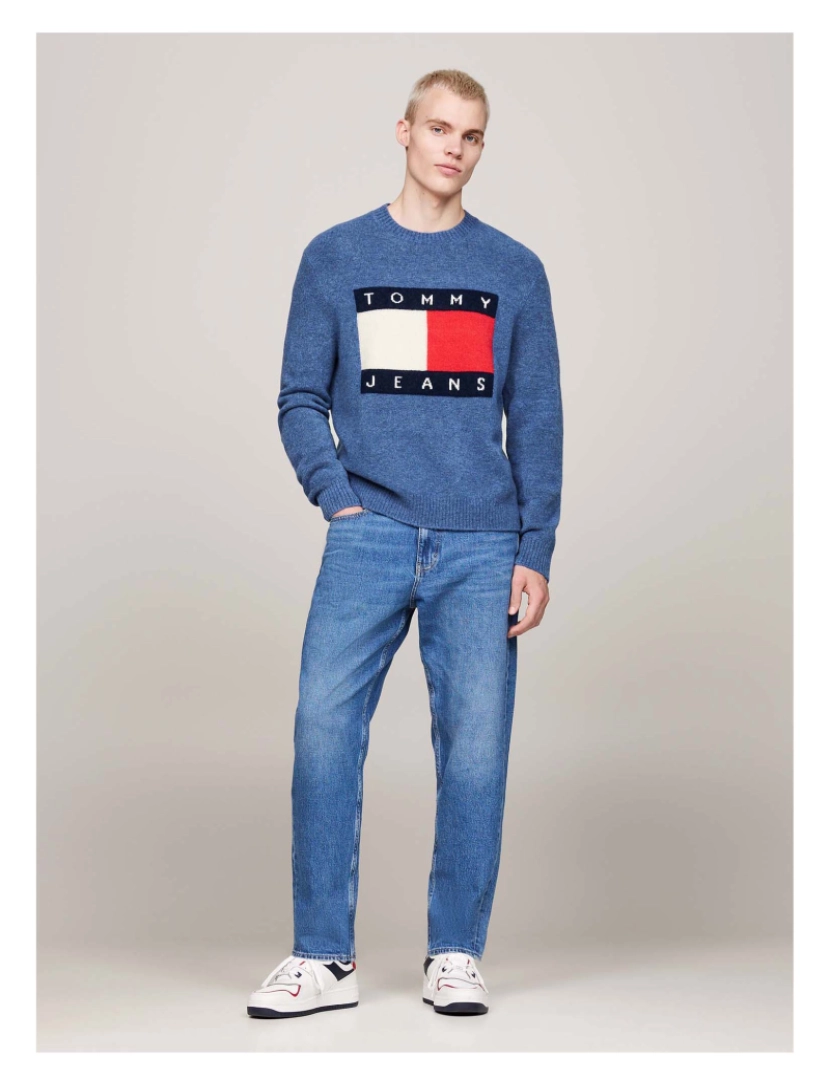 imagem de Suéter Tommy Jeans Tjm Reg Melange Flag5