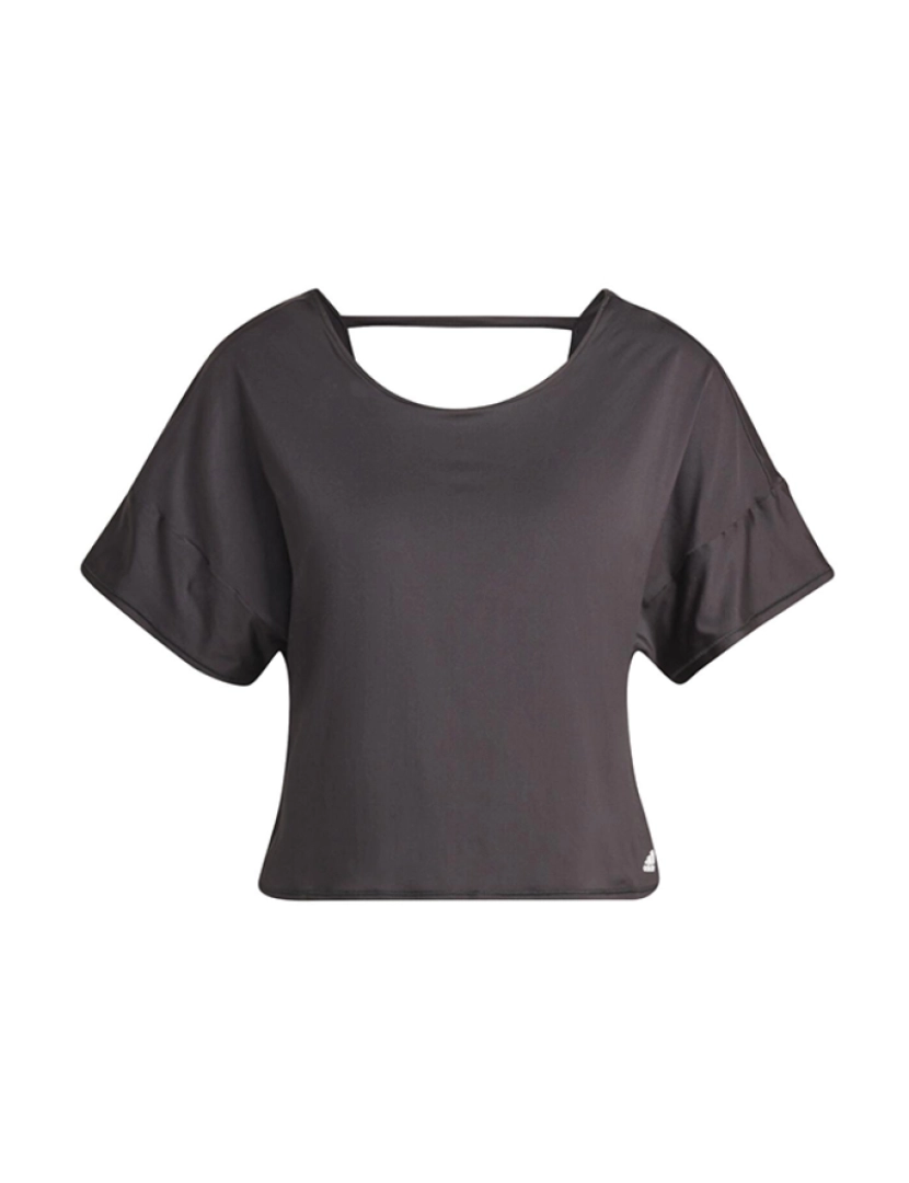 Adidas - T-Shirt de Senhora Preto e Branco