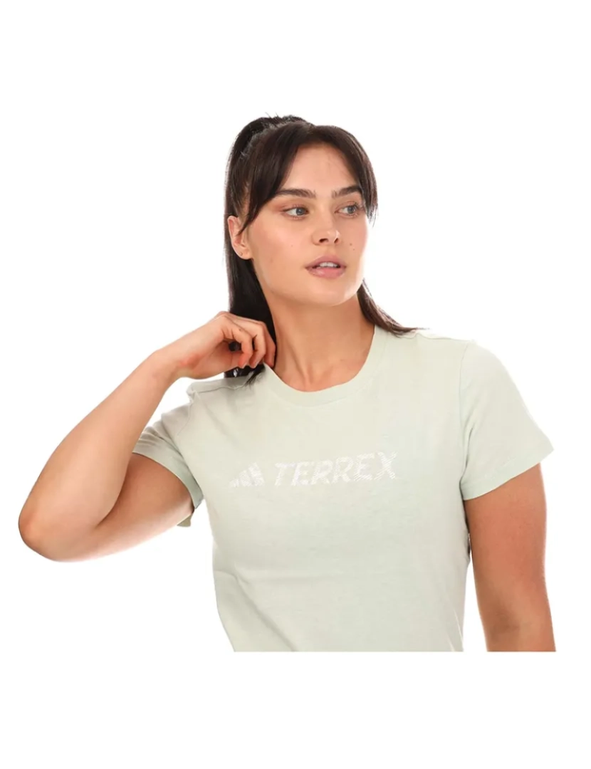 Adidas - T-Shirt de Senhora Verde