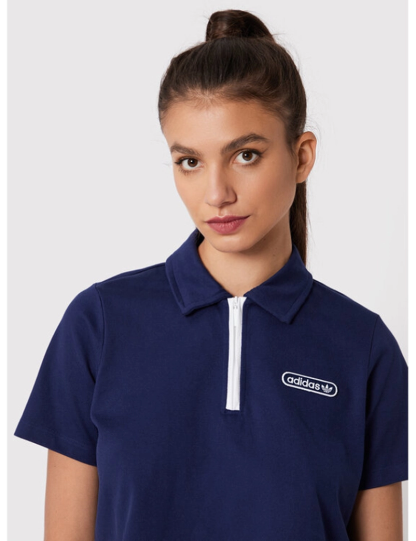 Adidas - Polo de Senhora Azul