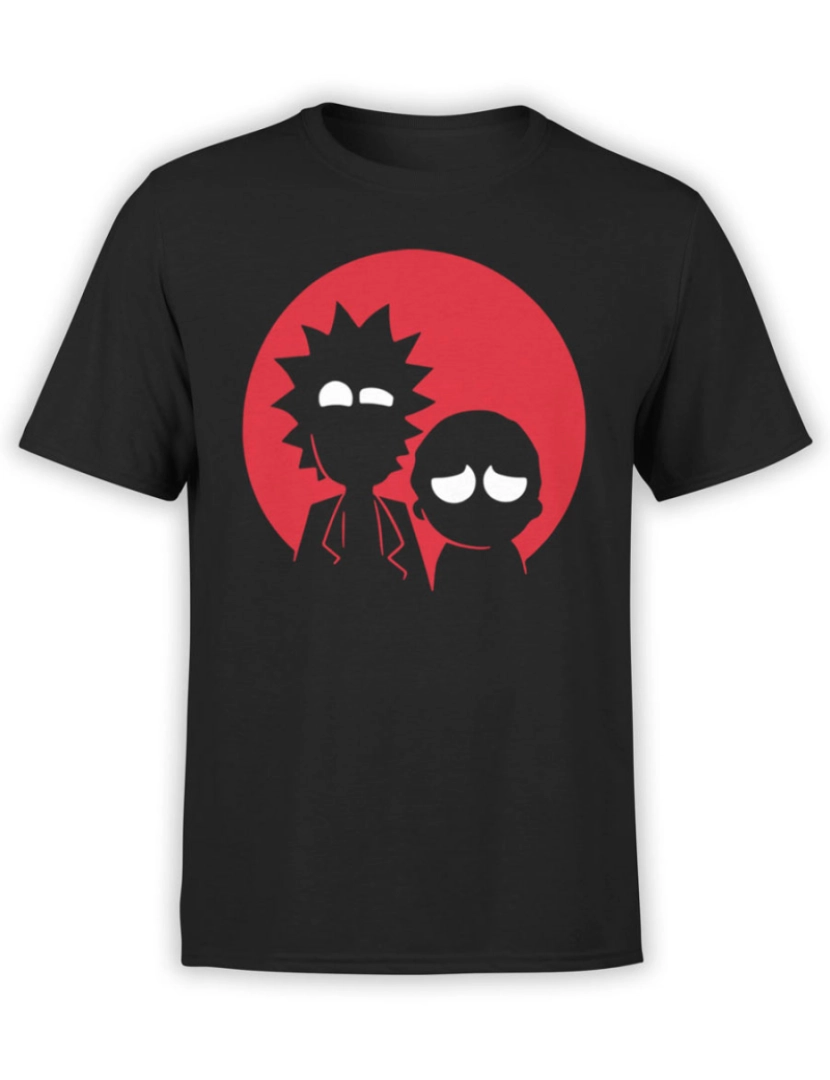 Rockinstone - Olhos de camiseta de Rick e Morty-S