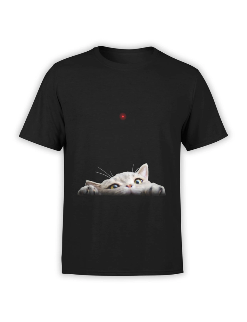 imagem de Camisetas engraçadas unissex “Laser Dot”-S1