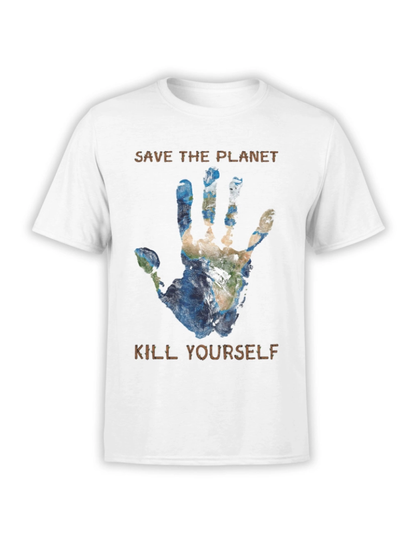 Rockinstone - Camisetas engraçadas unissex “Kill Yourself”-S