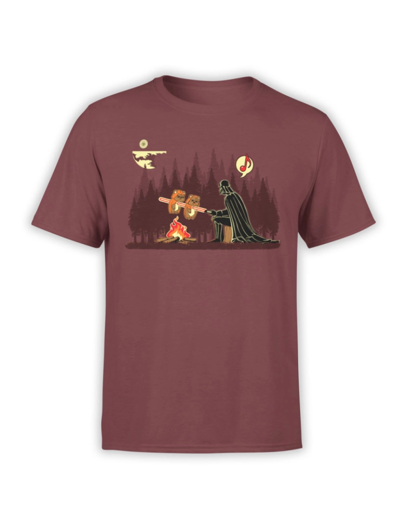 imagem de Camiseta Star Wars “Darth Vader Grelhando Ewoks”-S1