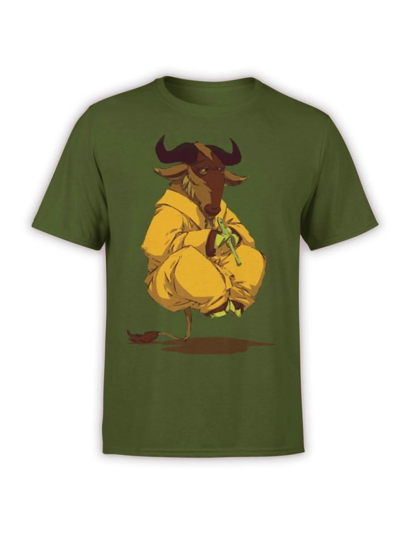 Rockinstone - Camisetas engraçadas “Gnu”-S