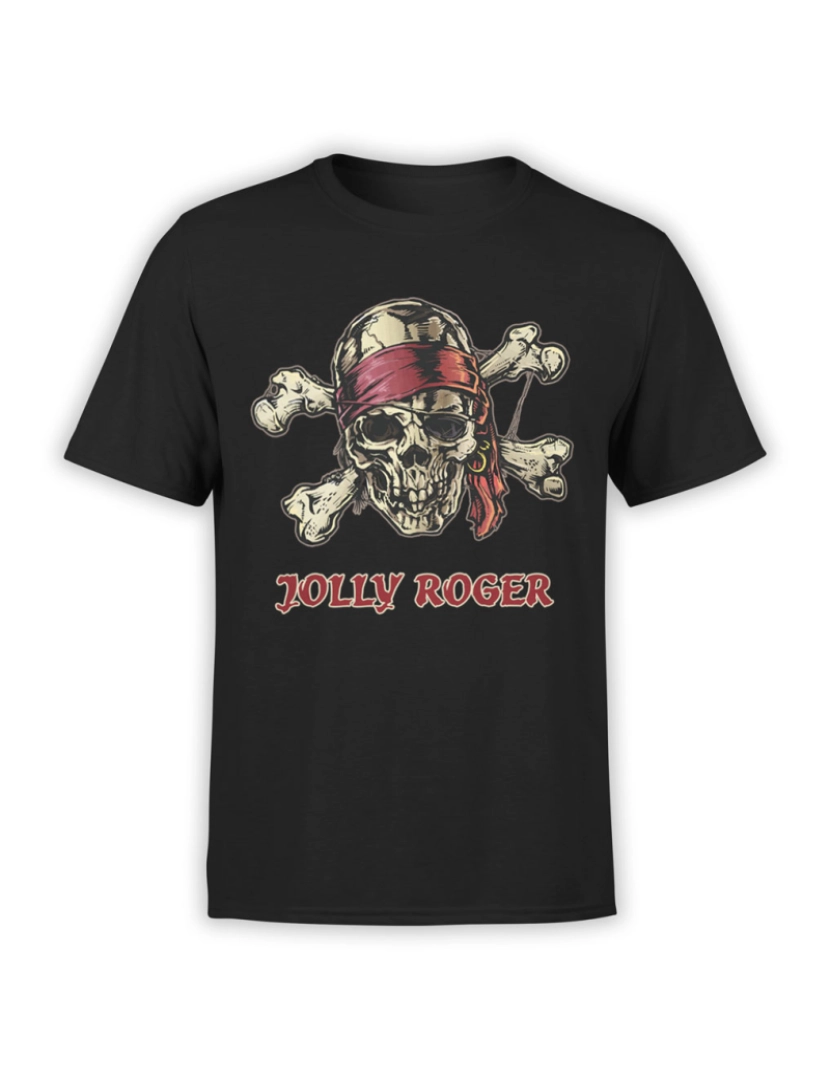 Rockinstone - Camiseta Pirata “Jolly Roger”-S