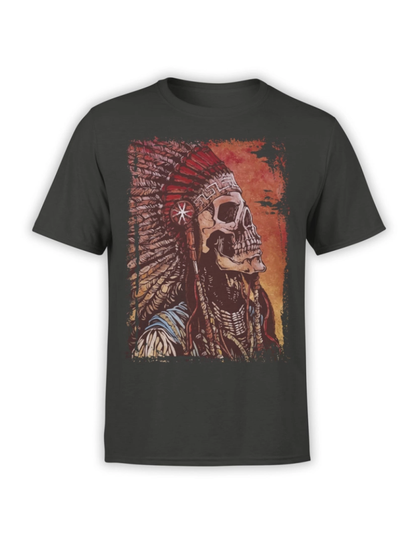 Rockinstone - Camiseta Caveira “Indiana”-S