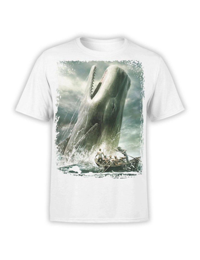 Rockinstone - Camisetas legais “Moby Dick”-S