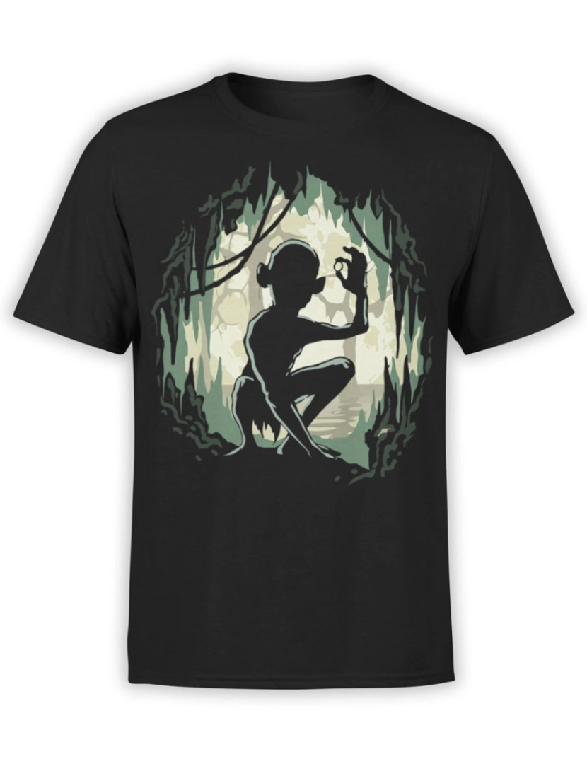 Rockinstone - Camiseta O Senhor dos Anéis Gollum-S