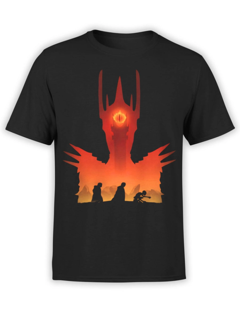 Rockinstone - Camiseta O Senhor dos Anéis Mordor-S