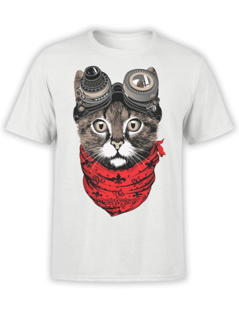 Rockinstone - Camisas de gato “Engenheiro”-S