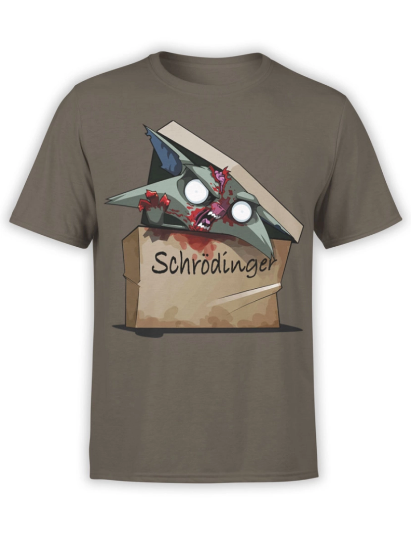 imagem de Camisetas Científicas “Gato de Schrödinger”-S1