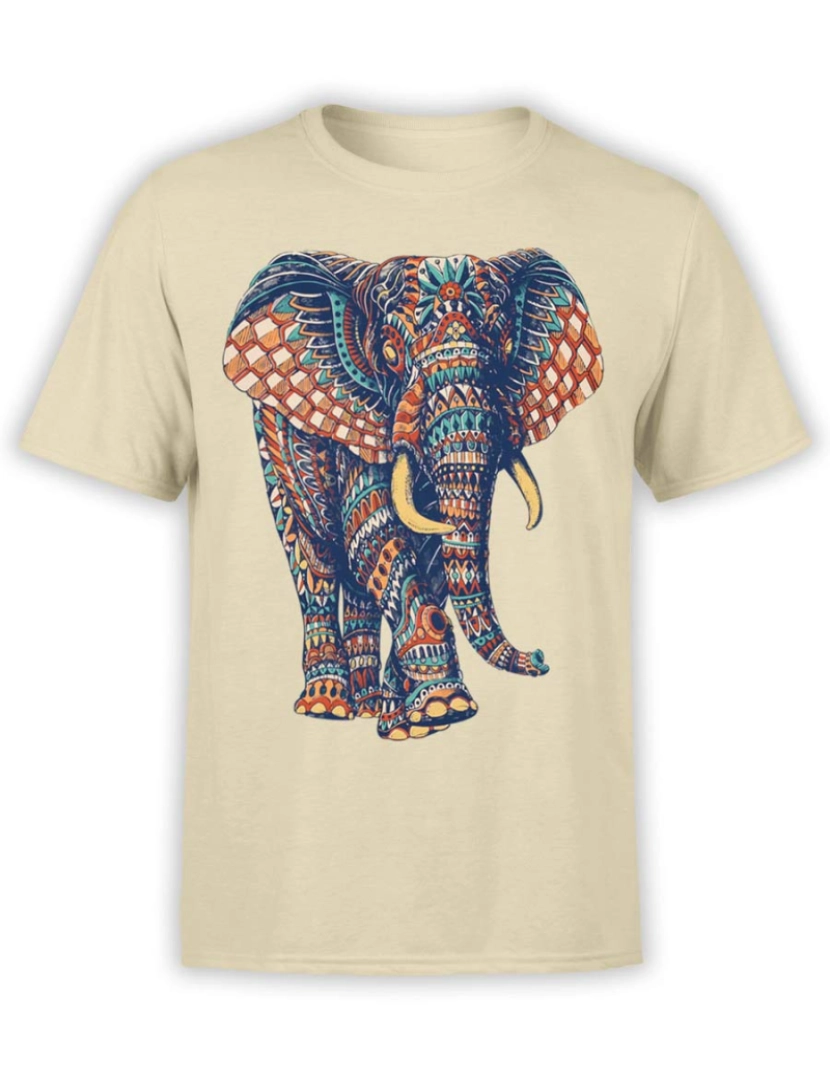 Rockinstone - Camisa Elefante “Elefante Ornamentado”-S