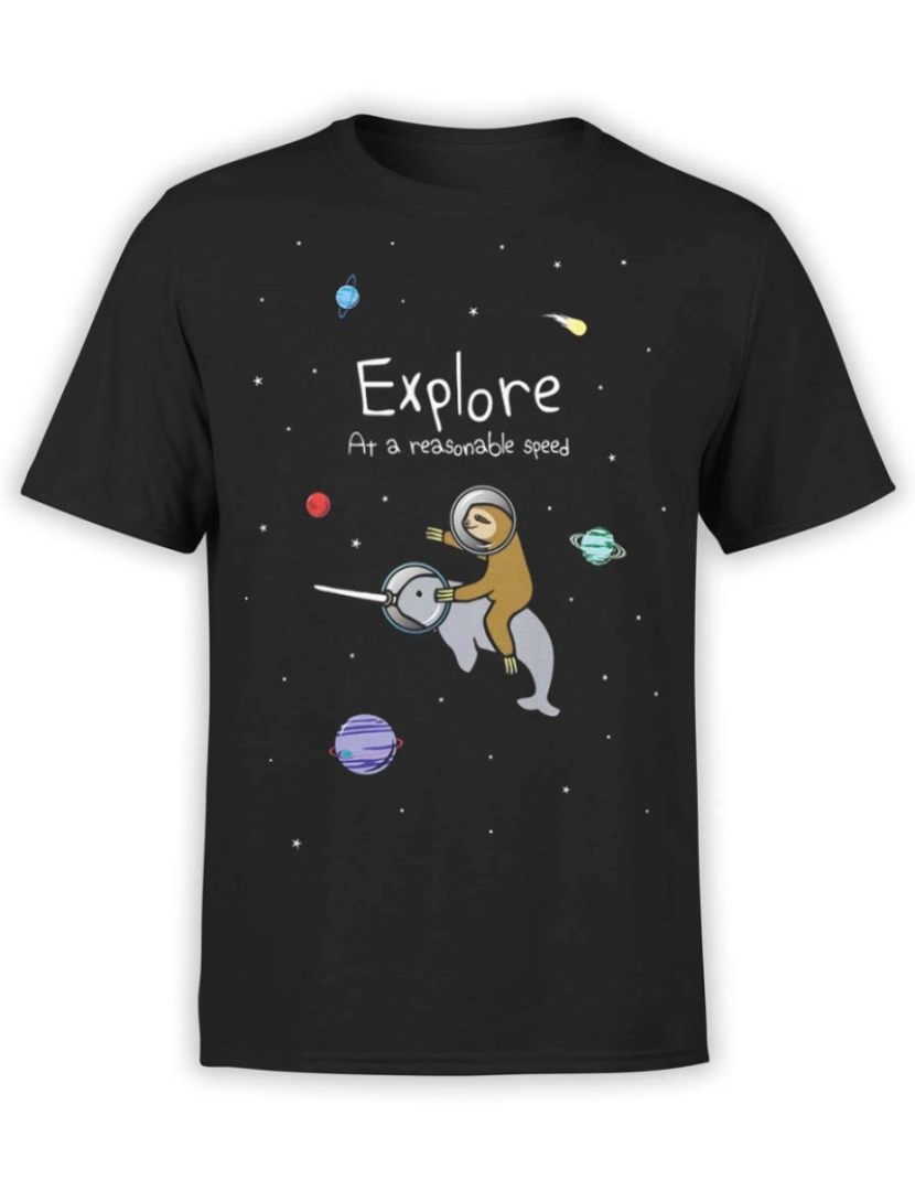 Rockinstone - Camiseta Preguiça “Explorar”-S