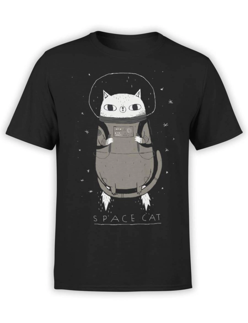 imagem de Camisas para gatos “Gato Espacial”-S1