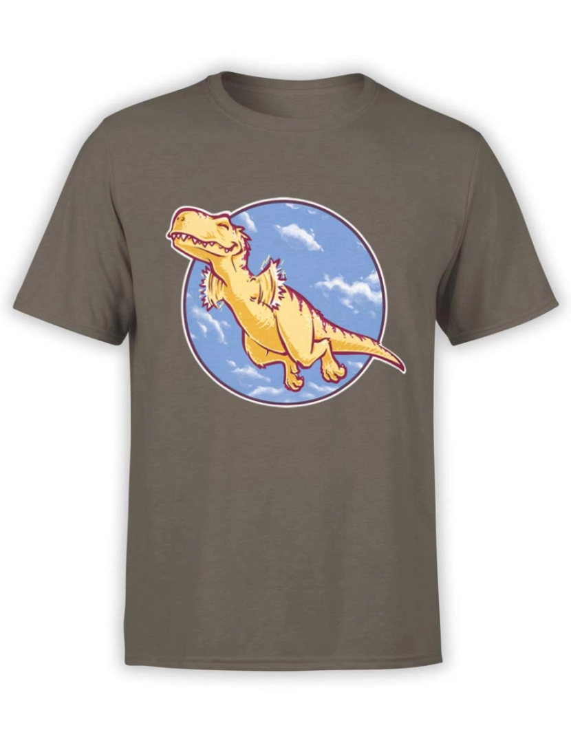 Rockinstone - Camiseta Dinossauro “Eu Posso Voar”-S