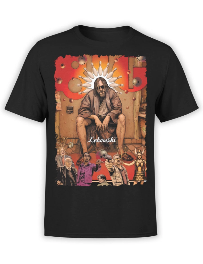 Rockinstone - Camiseta Big Lebowski “Pôster”-S