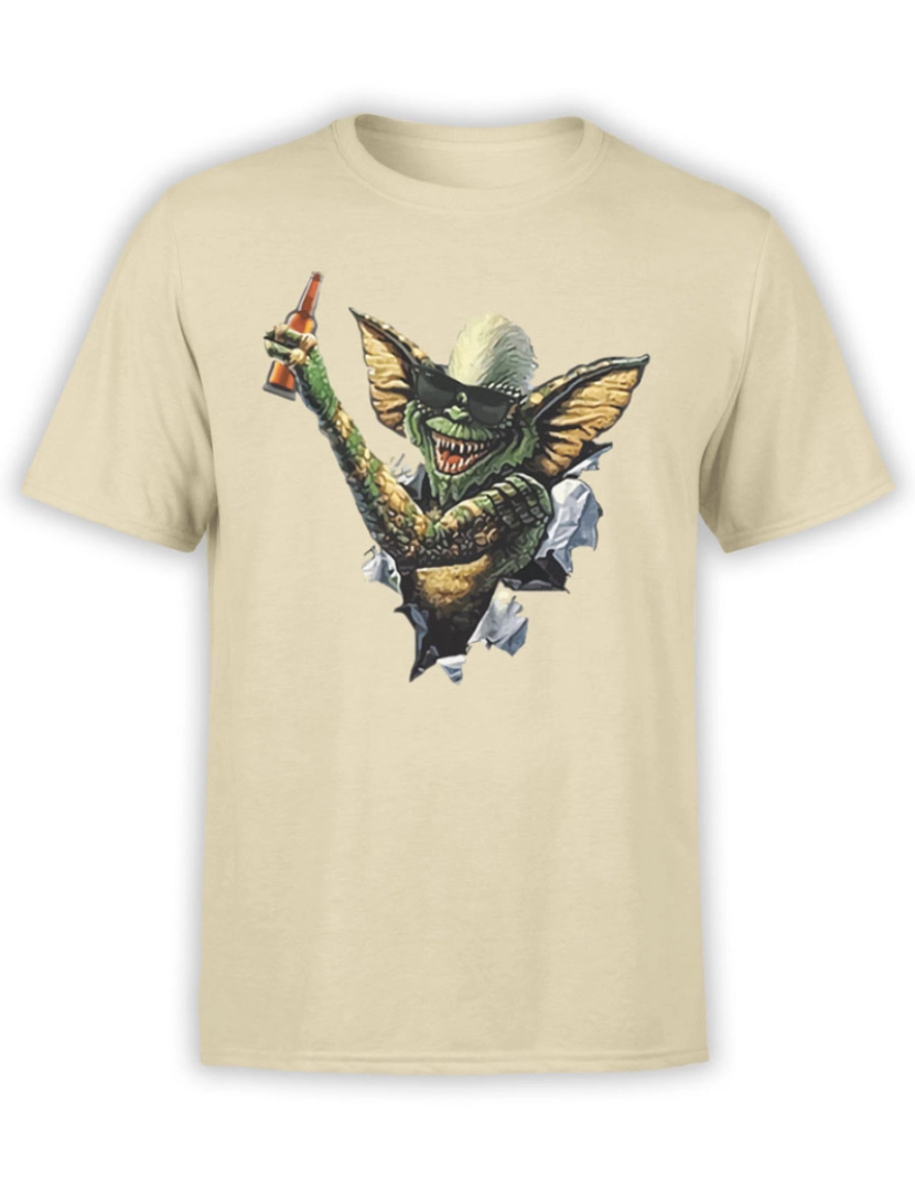 Rockinstone - Camisetas Gremlin “Cerveja”-S