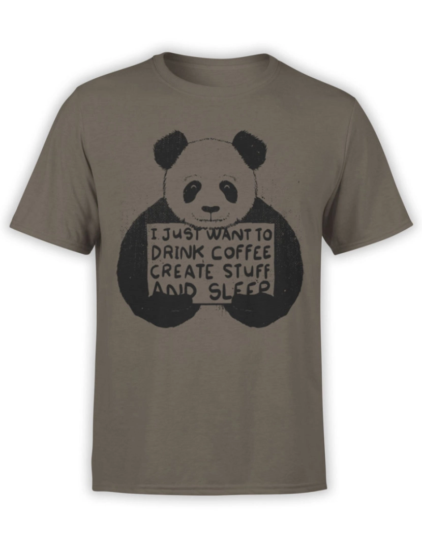 Rockinstone - Camiseta Panda Eu só quero-S