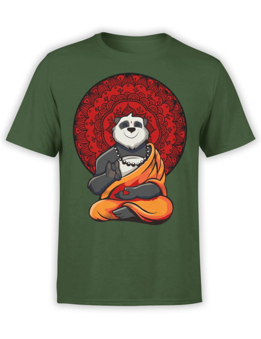 Rockinstone - Camiseta Panda Meditação-S